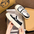 Damen Sneakers mit verstellbarem Riemen und dämpfender Laufsohle R&B