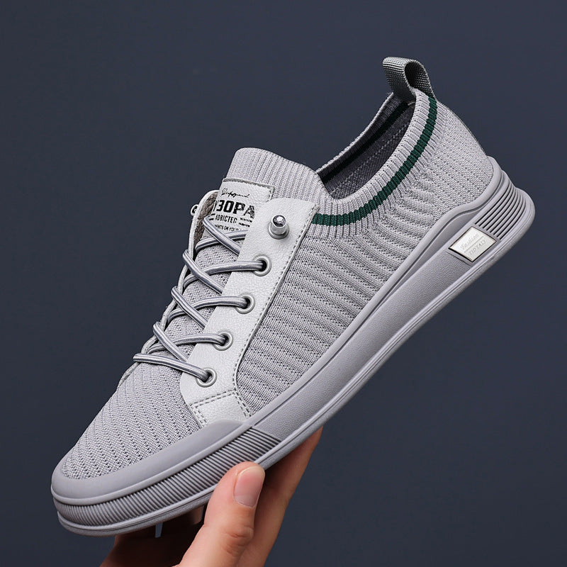 Damen Freizeit Sneakers mit elastischem Strick-Obermaterial und flexibler Sohle R&B