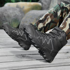 Herren Multifunktionale Trekkingboots mit hohem Knöchelschutz und rutschfester Sohle R&B