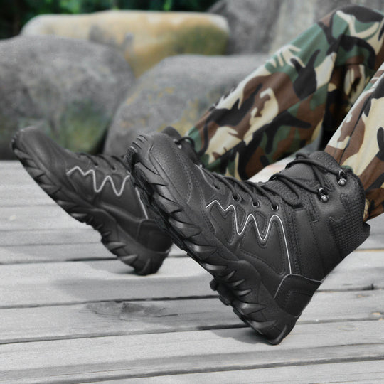 Herren Multifunktionale Trekkingboots mit hohem Knöchelschutz und rutschfester Sohle R&B