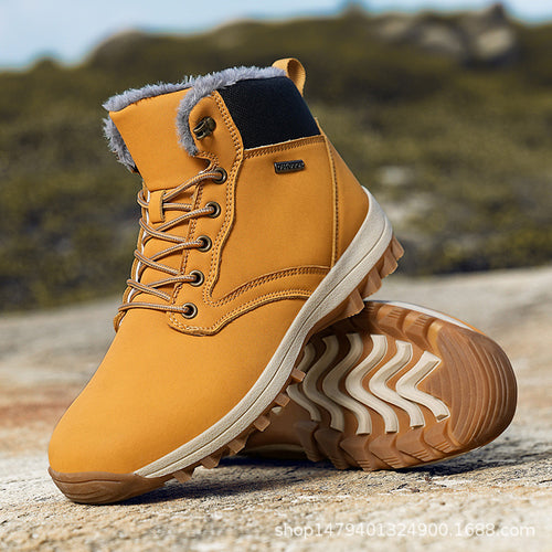 Damen Wärmeisolierte Winterstiefel mit rutschfester Sohle und kuscheligem Innenfutter R&B