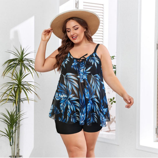 Damen Freizeit-Badeoutfit mit fließendem Schnitt R&B