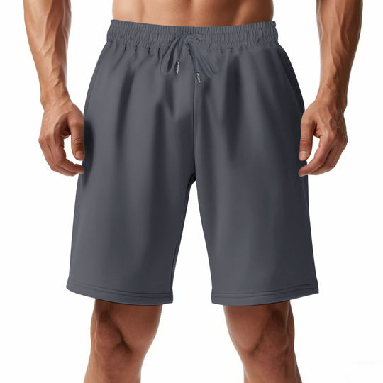 Herren Sportliche kurze Laufshorts mit elastischem Bund und praktischem Kordelzug R&B