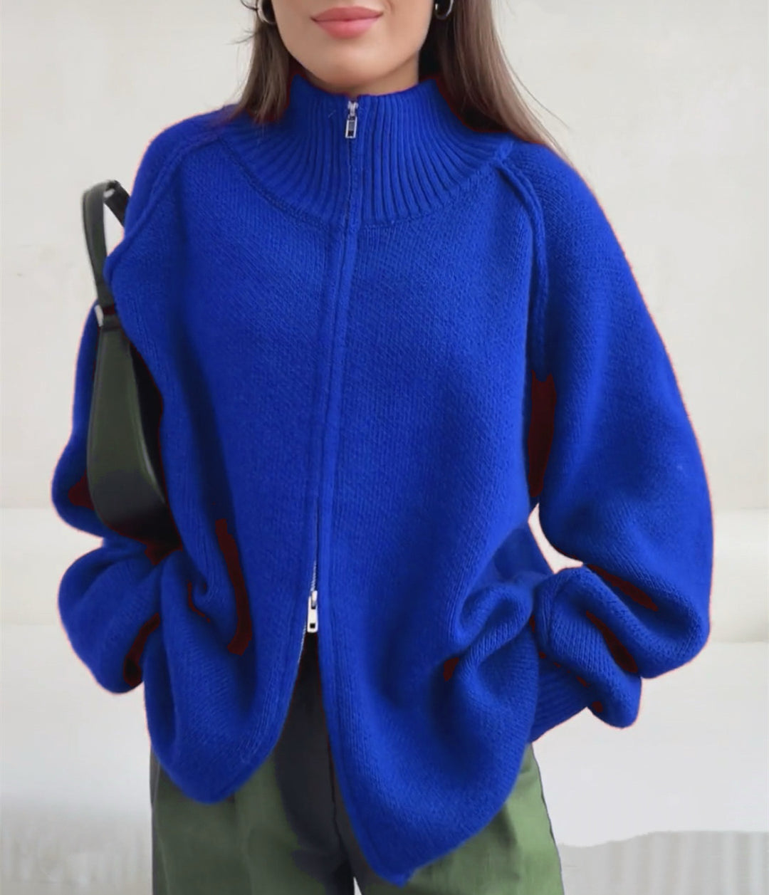 Damen modischer Strickpullover R&B
