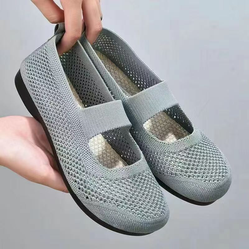 Damen Atmungsaktive Freizeitschuhe mit elastischem Riemen R&B