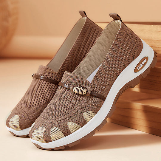 Damen Sportliche Slip-On Schuhe mit flexibler Sohle R&B