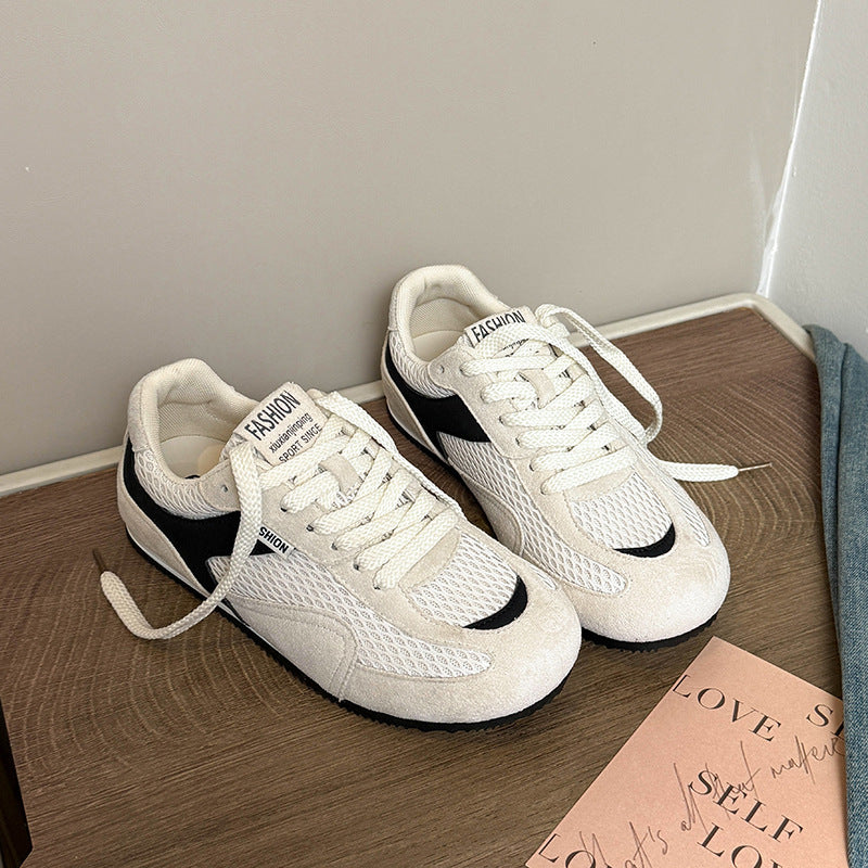 Damen sportliche Sneakers mit atmungsaktivem Obermaterial R&B