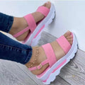 Damen Wedge Sandalen mit Riemen aus hochwertigem TextilgewR&Be R&B