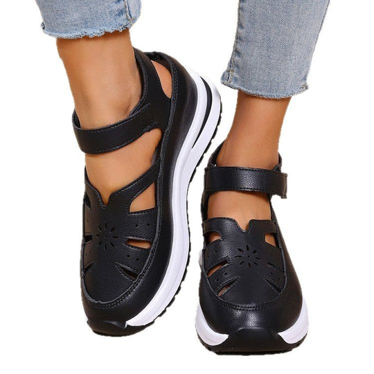 Damen Komfort-Sandalen mit verstellbarem Riemen und rutschfester Sohle R&B