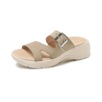 Damen Riemensandalen mit verstellbarem Schnallenverschluss R&B