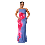 Damen Maxikleid mit schickem floralem Muster und elegantem Schnitt R&B
