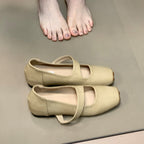 Damen Ballerinas mit elastischem Riemchen und komfortablem Fußbett R&B