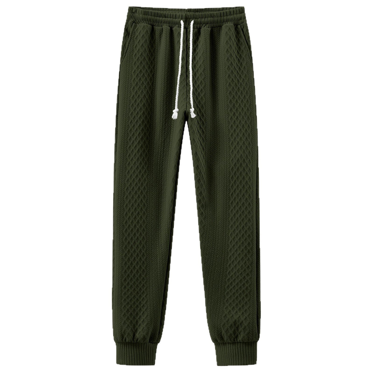Herren Komfortable Strick-Jogginghose mit modernem Design und elastischem Bund R&B