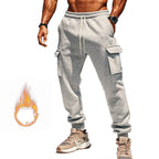 Herren Cargohose aus atmungsaktivem Material mit praktischen Seitentaschen und modischem Kordelzug R&B