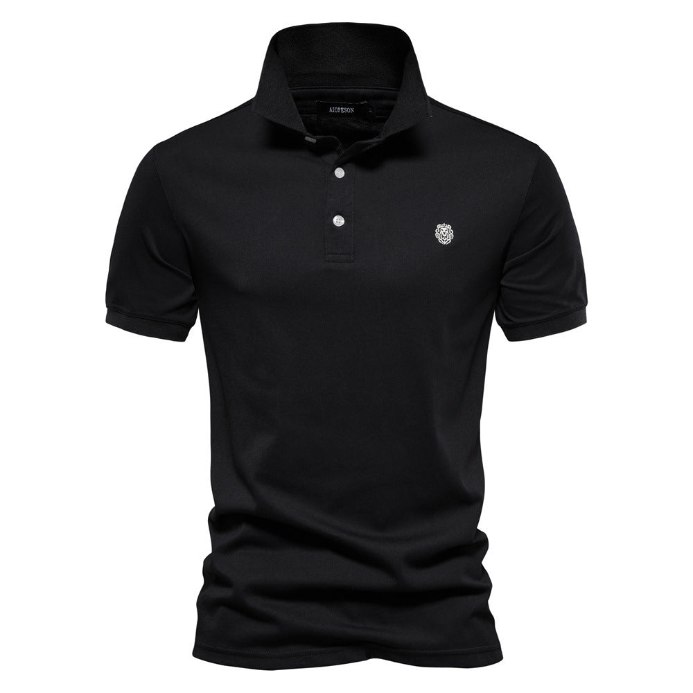 Herren Polo-Shirt mit feiner Piqué-Struktur und klassischem Kragen R&B