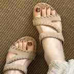 Damen Tra spezielle Sandalen mit geflochtenem Riemendesign R&B