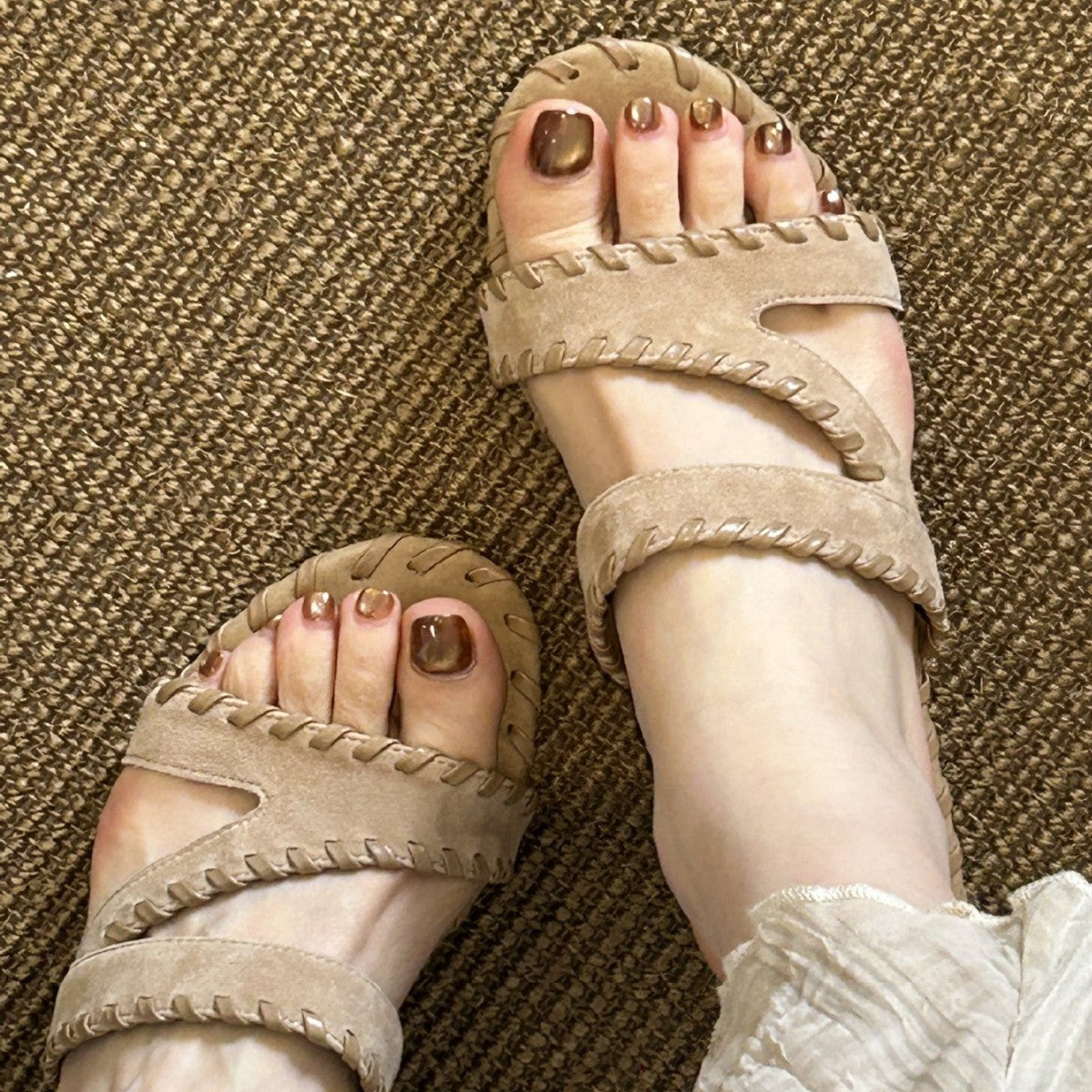 Damen Tra spezielle Sandalen mit geflochtenem Riemendesign R&B
