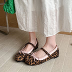 Damen Ballerinas mit elegantem Schnallen-Design und glitzerndem Obermaterial R&B