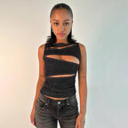 R&B | Top aus Jeansweste