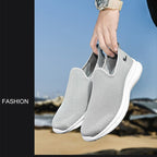 Damen Slip-On Mesh-Sneaker mit elastischem Design und rutschfester Sohle