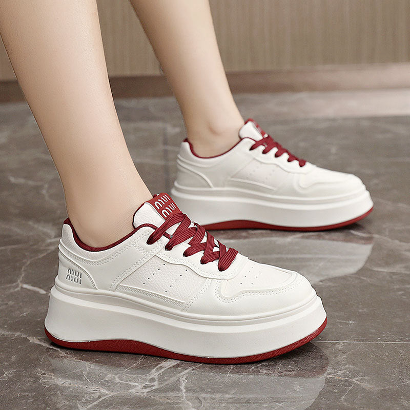 Damen Modische Chunky Sneakers mit dämpfender Laufsohle und atmungsaktivem Obermaterial R&B