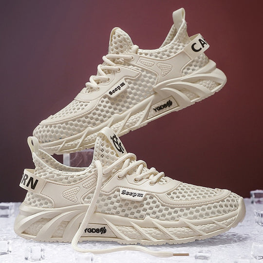 Damen Bequeme und atmungsaktive Sneakers mit innovativer Mesh-Oberfläche R&B