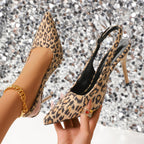 Damen Slingback-Pumps mit elegantem Metallriemen R&B