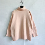 R&B | Einfarbiger Warmer Strickpullover Für Alltag