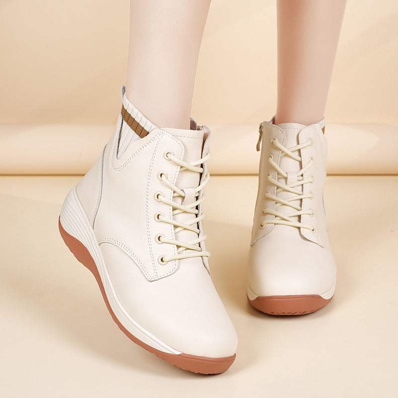 Damen Hohe Schnürstiefel mit flexiblem Tragekomfort und stylischem Design R&B