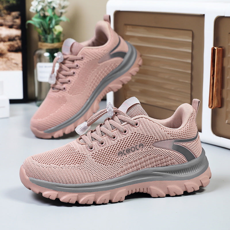 Damen Atmungsaktive Sneaker mit Schnellverschluss R&B