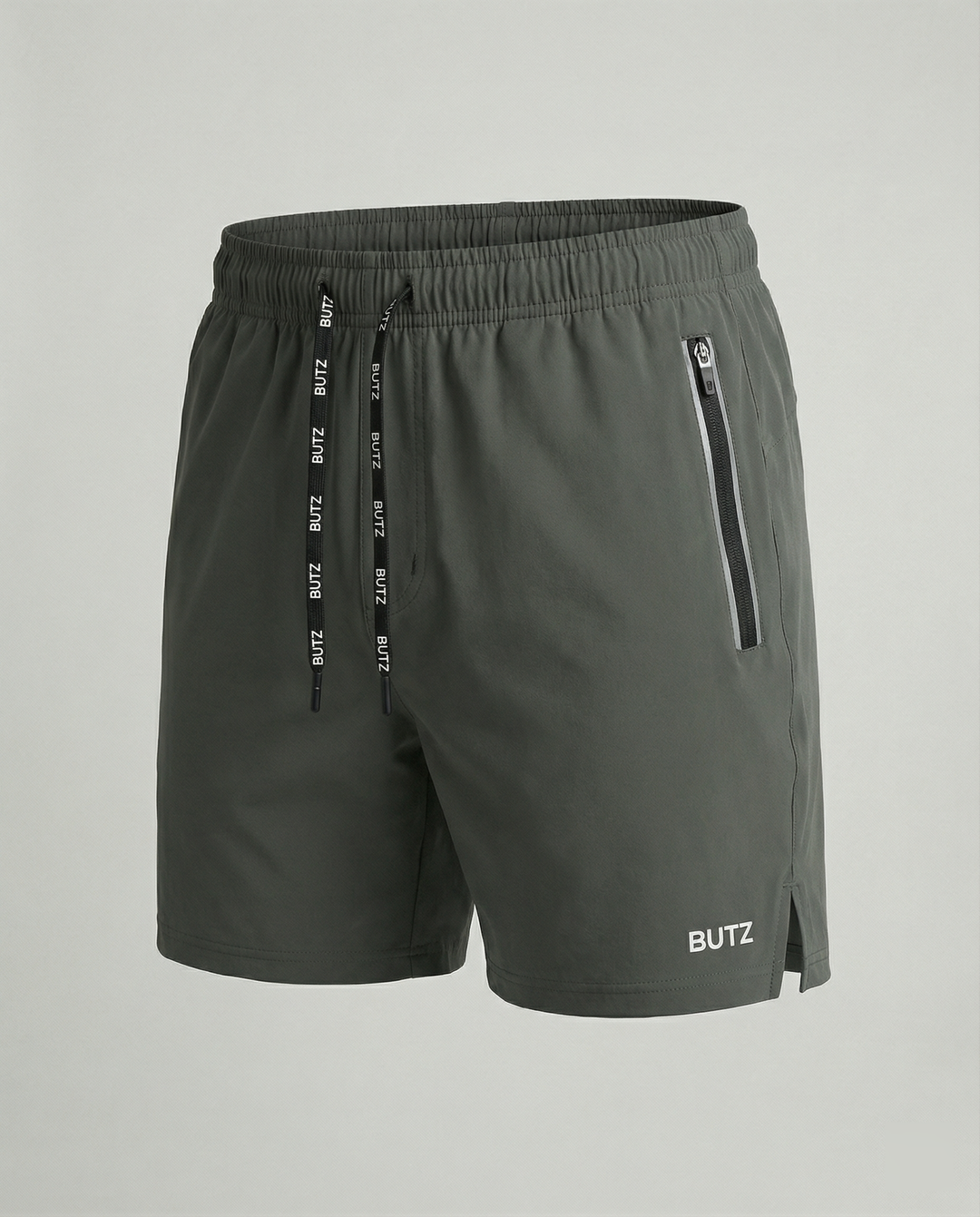 Herren Sportliche Multifunktions-Shorts mit schnell trocknender Technologie und praktischen Reißverschlusstaschen R&B