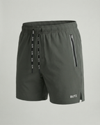 Herren Sportliche Multifunktions-Shorts mit schnell trocknender Technologie und praktischen Reißverschlusstaschen R&B