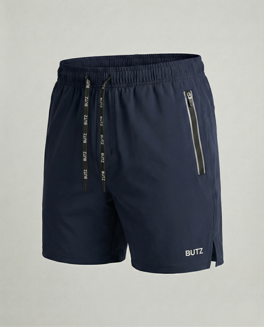Herren Sportliche Multifunktions-Shorts mit schnell trocknender Technologie und praktischen Reißverschlusstaschen R&B