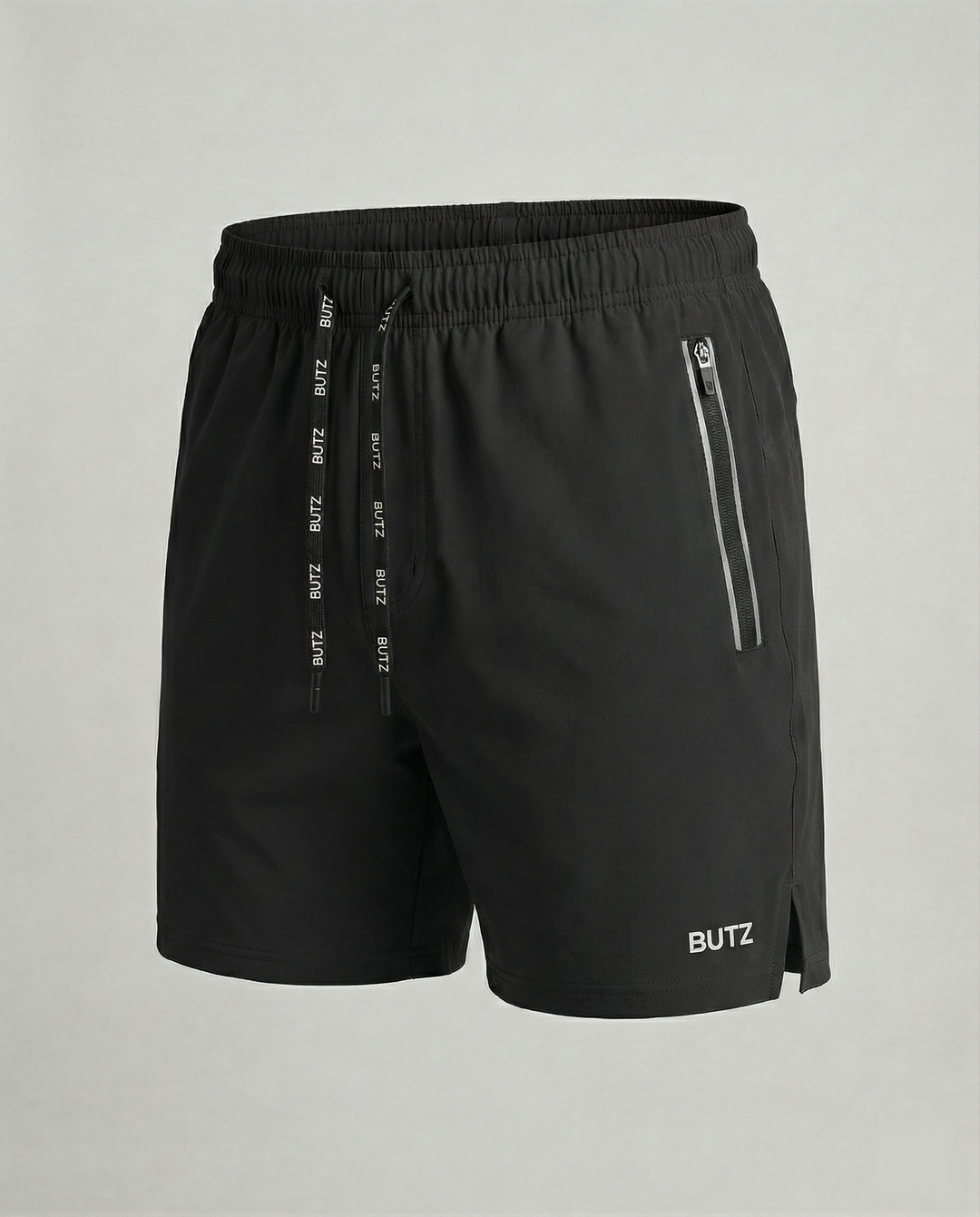 Herren Sportliche Multifunktions-Shorts mit schnell trocknender Technologie und praktischen Reißverschlusstaschen R&B
