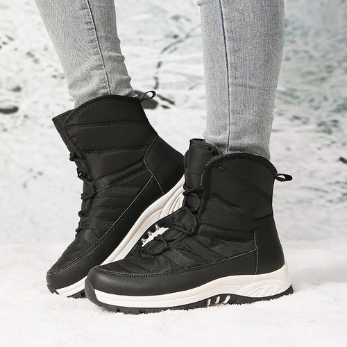 Damen Winterstiefel mit isolierendem Futter und rutschfester Sohle R&B