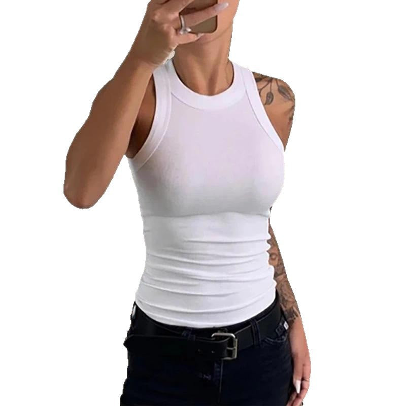 Damen ärmelloses Basic-Top aus atmungsaktivem Material R&B