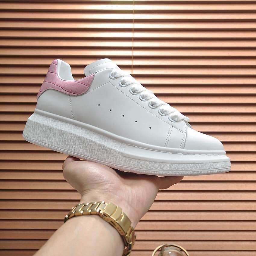 Damen Sportliche Sneakers mit modischer Lederspitze und gepolsterter Sohle R&B