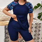 Damen Sportliches Set mit floralem Design R&B