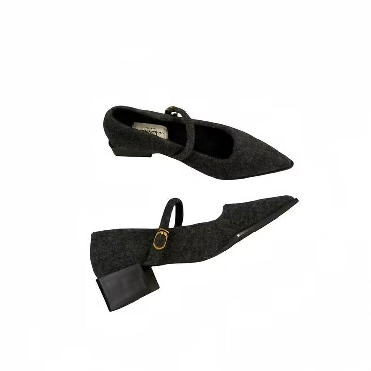 Damen elegante Ballerina-Schuhe mit modischem Riemchen und komfortabler Innensohle R&B