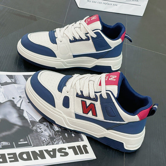 Damen Sportliche High-Top Sneakers mit modischem Design und atmungsaktiver Oberflächenstruktur R&B