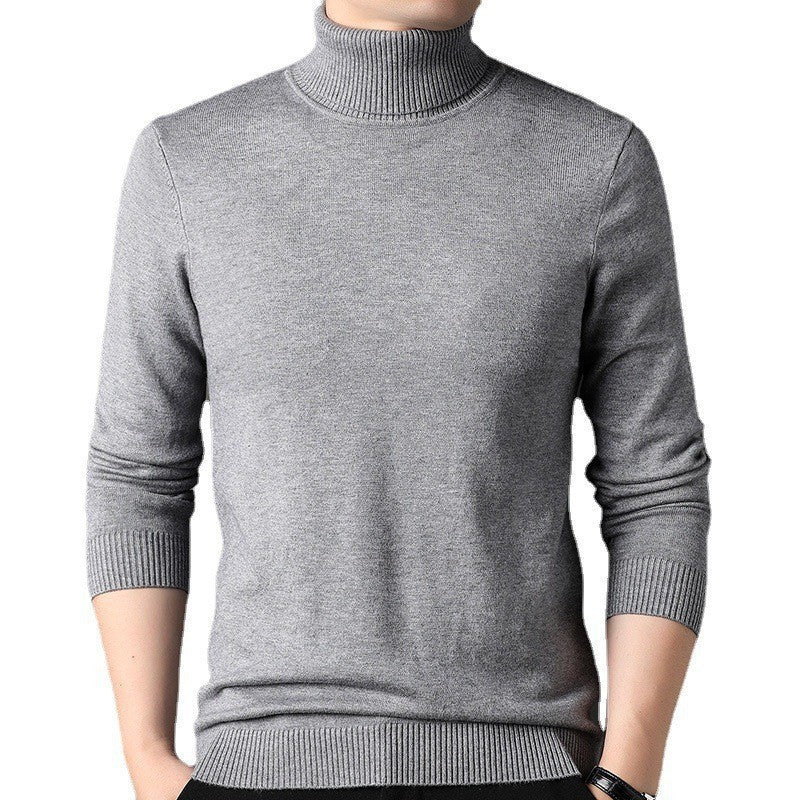 Herren figurbetonter Pullover mit Rollkragen R&B