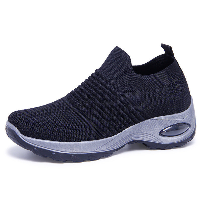 Damen Luftgepolsterte Sneakers mit elastischem Strickoberteil R&B