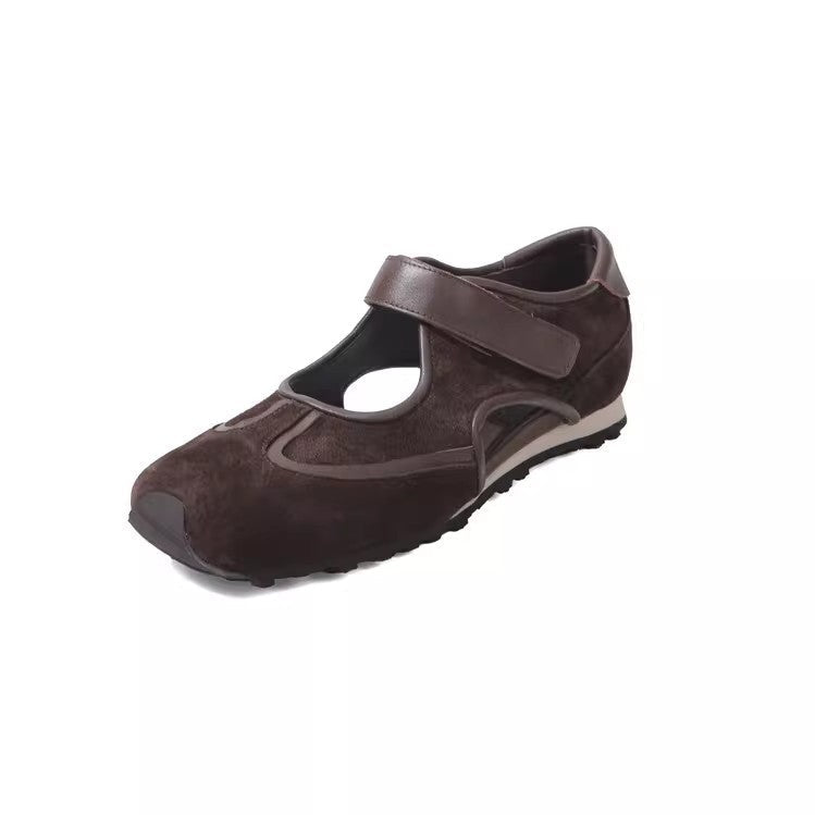 Damen Komfortable Clogs mit verstellbarem Klettverschluss und atmungsaktiver Sohle R&B