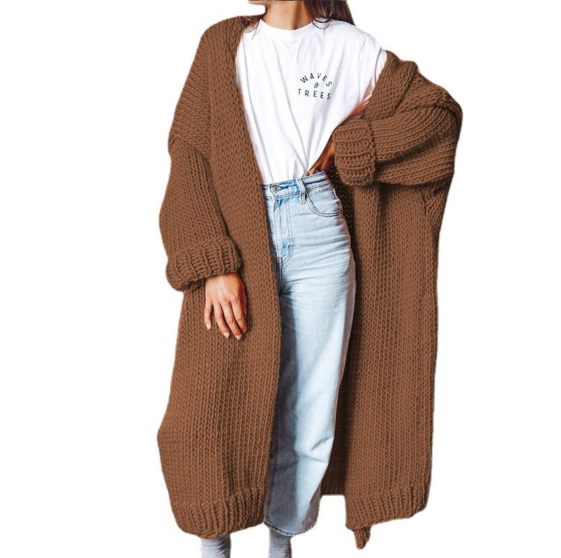Damen Grobstrick-Kimono-Cardigan R&B