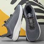 Damen sportliche Sneaker mit atmungsaktiver Oberflächenstruktur und rutschfester Sohle R&B