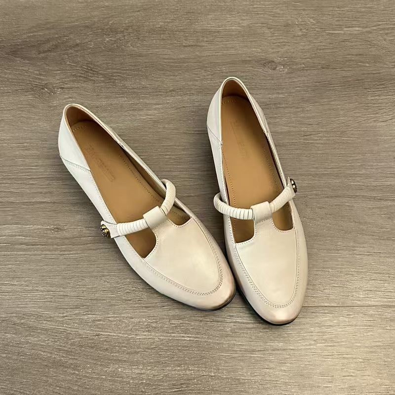 Damen Ballerinas mit modischem Riemendesign R&B