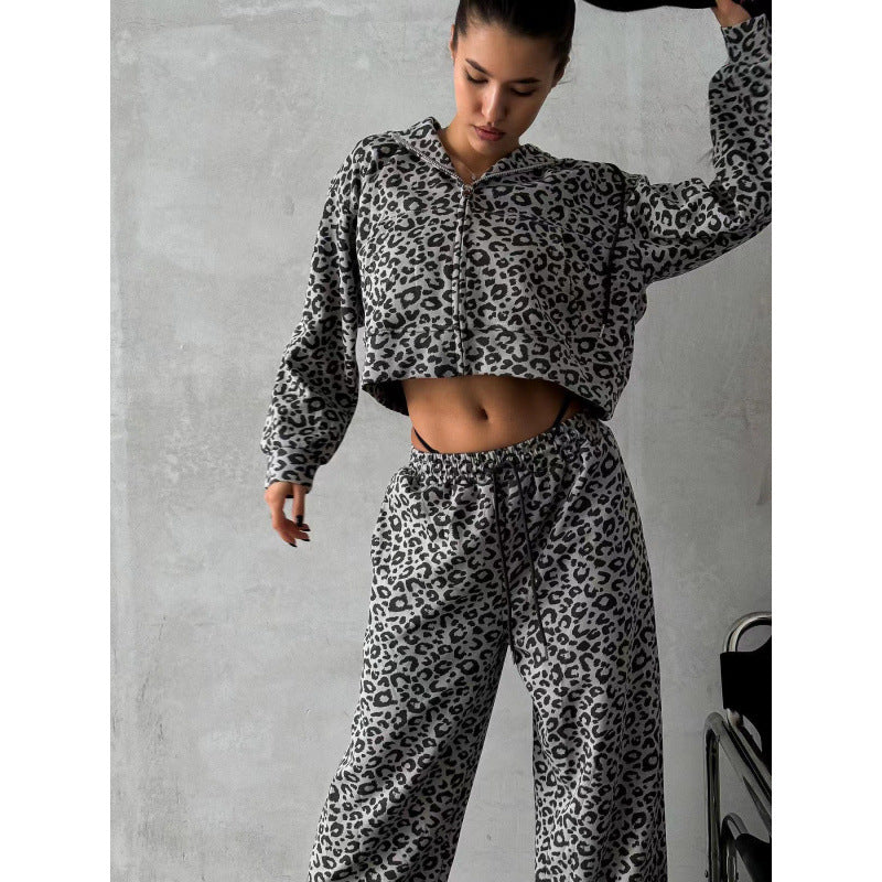 Damen Grafikdruck Loungewear Set R&B