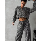 Damen Grafikdruck Loungewear Set