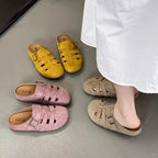 Damen Clogs mit modischem Riemendesign und weichem Innenfutter R&B