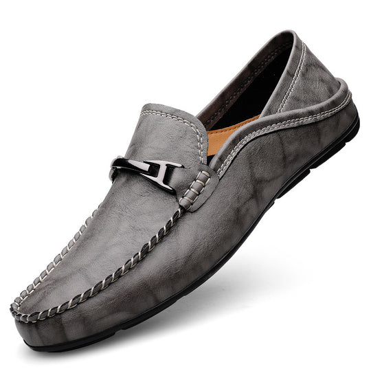 Herren Elegante Mokassins mit kunstvoller Naht und flexibel gestalteter Sohle R&B